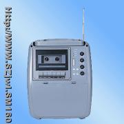 WMA-2006 Portable Wireless Amplifier with Cassette and Repeat Function