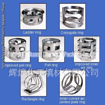 Metallic tower packing