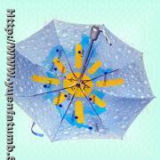 YF-32052A Three-Section Auto Open and Close Umbrella with Cover Imprin