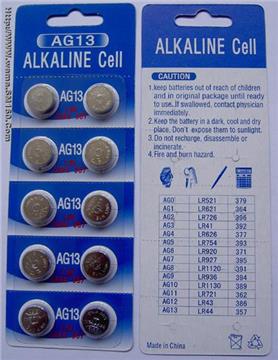 AG Alkaline Button Cells