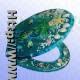 AN5112 Transparent Polyresin Toilet Seat with Bea Bottom Design