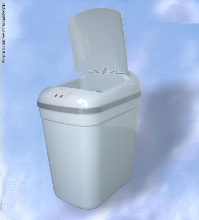 Automatic reaction garbage bin