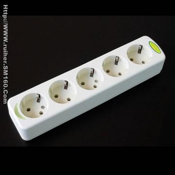 Five Jack European Socket