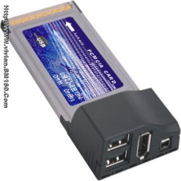 PCMCIA COMBO ( 2Port USB2.0 + 2Port IEEE 1394