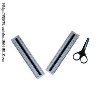  Rulers, Scissors