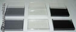 Transparent Audiocassette  covers /with black tray (C-0)