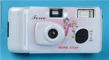 Metallic Color Reusable Camera With Flash