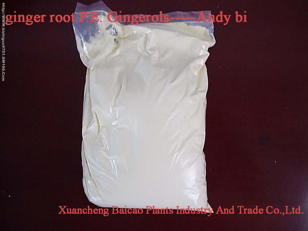ginger root P.E. Gingerols