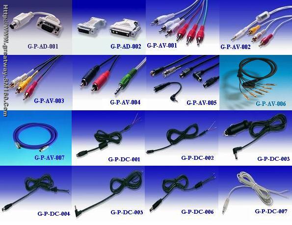 Adaptor,audio cable,DC cable