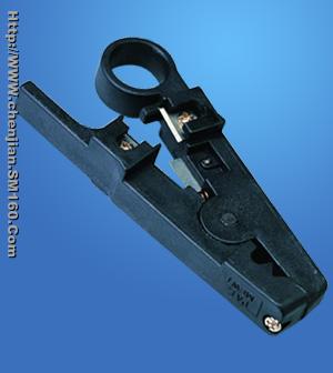 Striping tool for coaxial cable