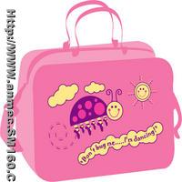 Pink/Purple Ladybug Dance Bag w/Flashing Lights