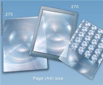 Full Page Magnifier (PVC Flat Magnifying Sheet)