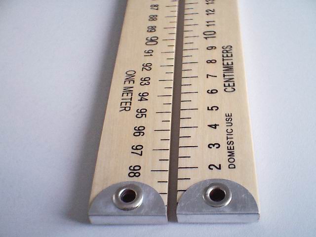 WOODEN RULER