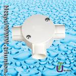 UPVC Three Way Circular End Box