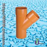 UPVC Skew Tee With Spigot  M/F