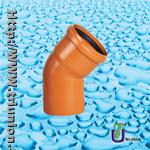 UPVC 45°Elbow With Rubber Ring  (Spigot)   M/F