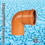 UPVC 90°Elbow With Rubber Ring(Spigot)   M/F