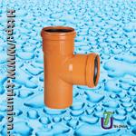UPVC Tee With Rubber Ring (Spigot)   M/F