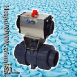 PVC Pneumatic True Union Ball Valve