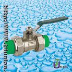 Brass Double Union Ball Valve With PP-R Socket