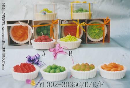 Fruit candle