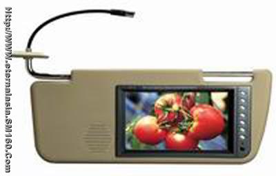 Car sun visor TFT-LCD monitor with TV