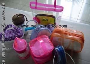 PVC package bag  PVC plastic material bag
