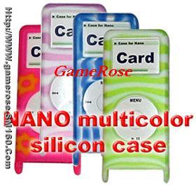 Ipod Nano Multicolor Silicone Case