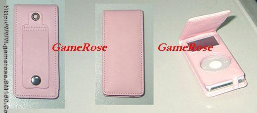 Ipod Nano Leather Case(top open)(with armband)