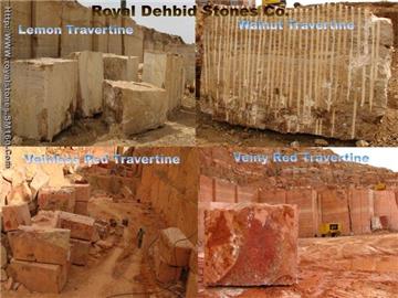 crude travertine
