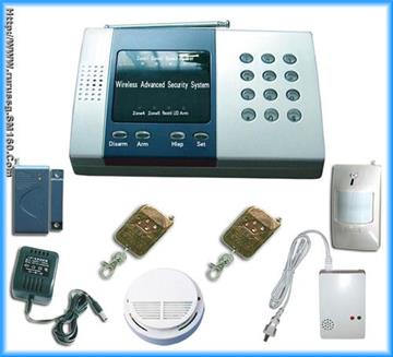 5 LED Display of Defence Zone Remote Security Burglar Alarm System