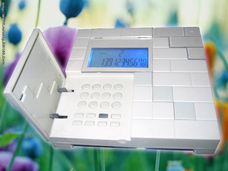 LCD Display burglar alarm  which can Remote control of home appliance