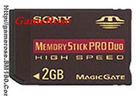 Memory Stick Pro Duo 1GB/2GB (High Speed)