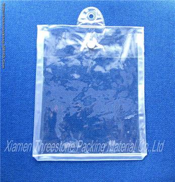 PVC bags, PVC bags for packing cloth,PVC bag with hanging hole