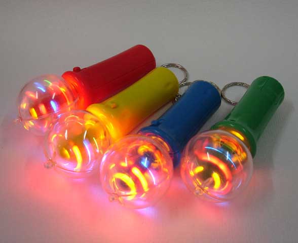 Flash Spinning Keyring