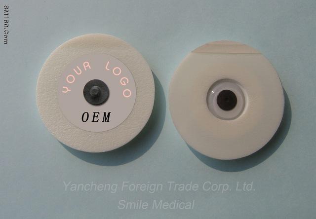 ECG electrode (  F55-R Foam  used for MRI  or X-ray procedure)