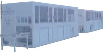 Automatic raw lens washing machine