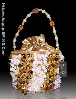 Beaded bag--E013