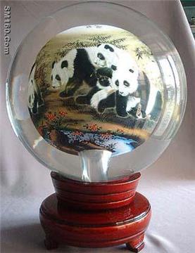 Painting glass globe,crystal ball,glass vase