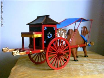 Chinese ancient vehicle model