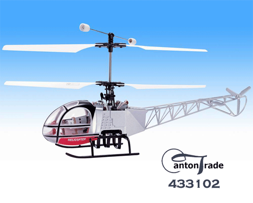 R/C 4 Channel Radio Control Helicopter Model (433102)
