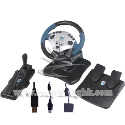 PS2/ XBOX/USB large racing wheel