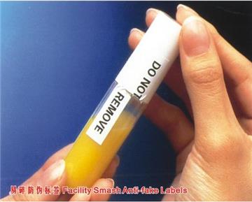Brittle label