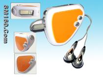 FM radio pedometer step counter