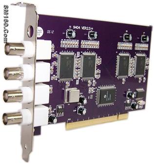 4 channel video input DVR card 