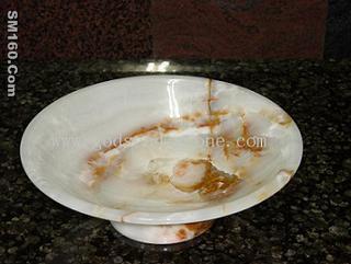 Natural Onyx Stone Fruit Dish