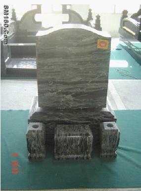 Granite tombstone and monument