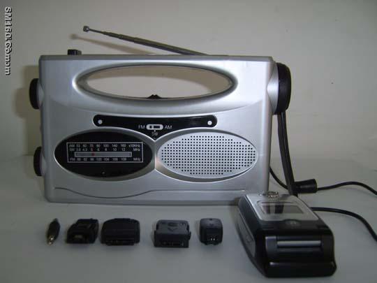 Solar wind-up radios / flashlight / emergency cell phone full (883-) 
