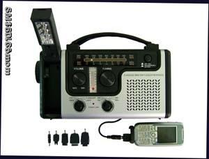 Rattle Solar radio / lamp / Emergency charge / alarm-998 