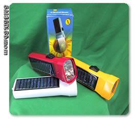 Solar-powered flashlight (1506A type) 